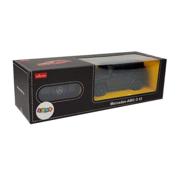 Radijo bangomis valdomas automobilis Mercedes AMG G63 1:24 juodas R/C Models