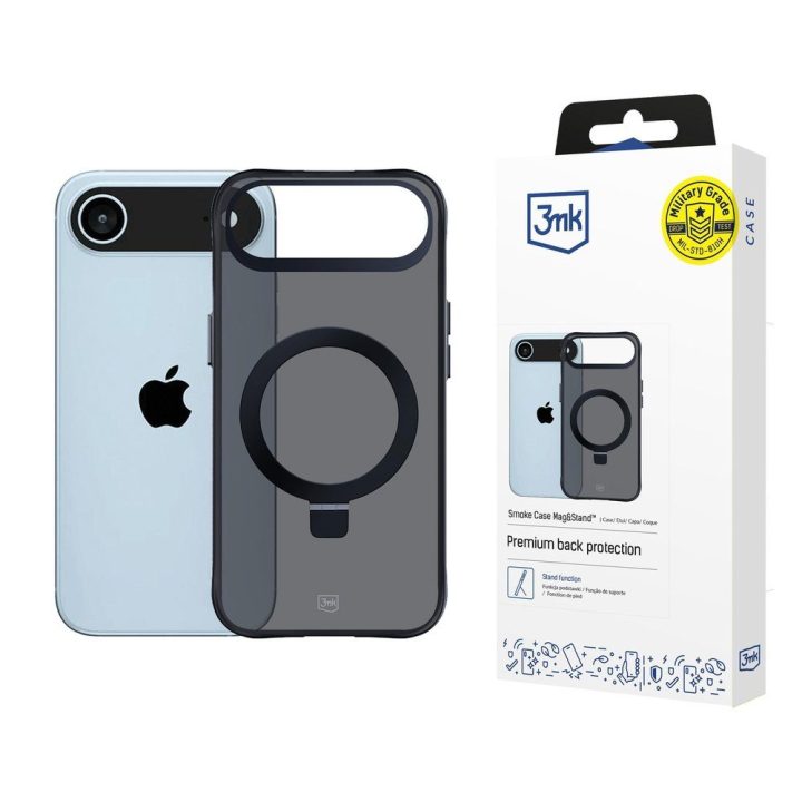 iPhone Air telefono dėklas juodas Smoke Case