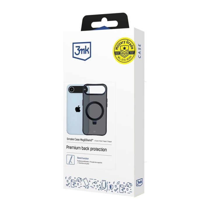 iPhone Air telefono dėklas juodas Smoke Case