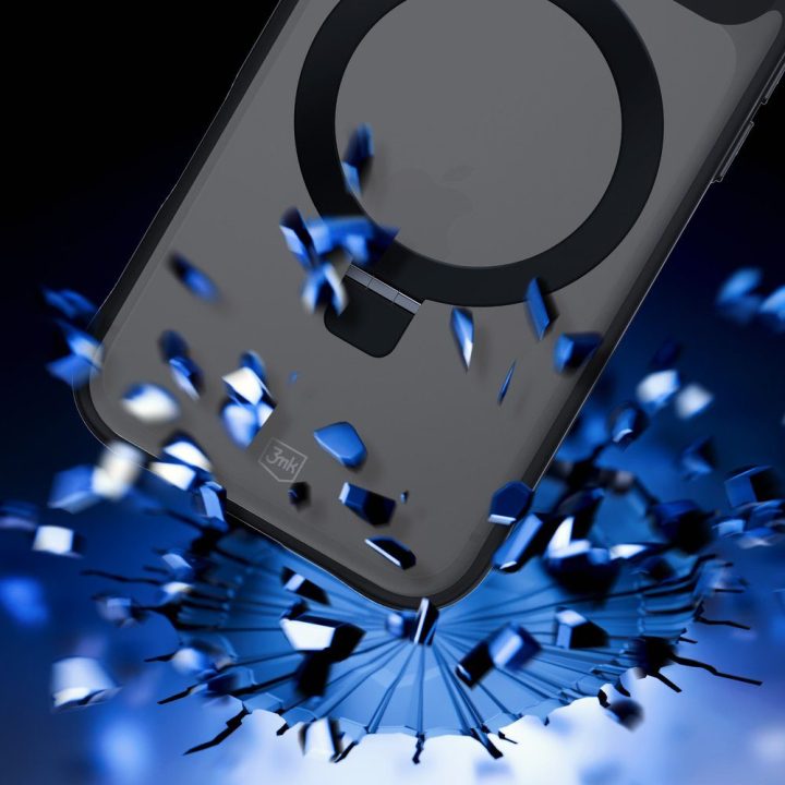iPhone 17 Pro telefono dėklas juodas Smoke Case