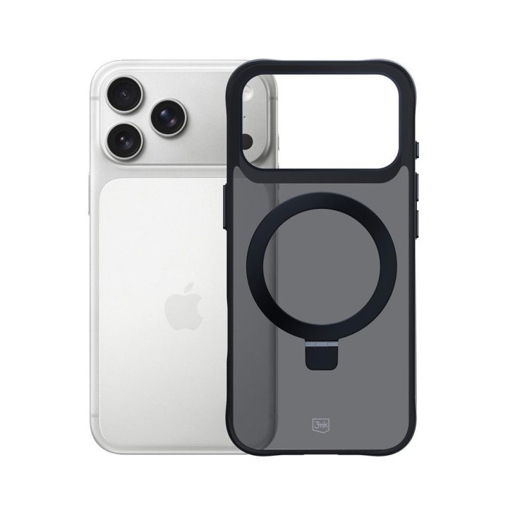 iPhone 17 Pro telefono dėklas juodas Smoke Case