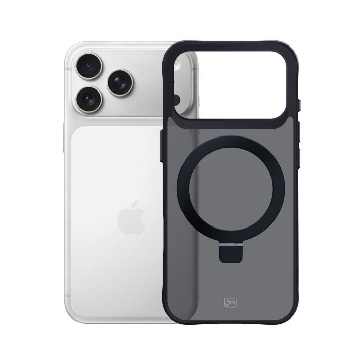 iPhone 17 Pro telefono dėklas juodas Smoke Case