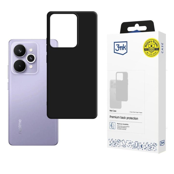Realme 15 5G / 15 Pro 5G telefono dėklas juodas Matt Case