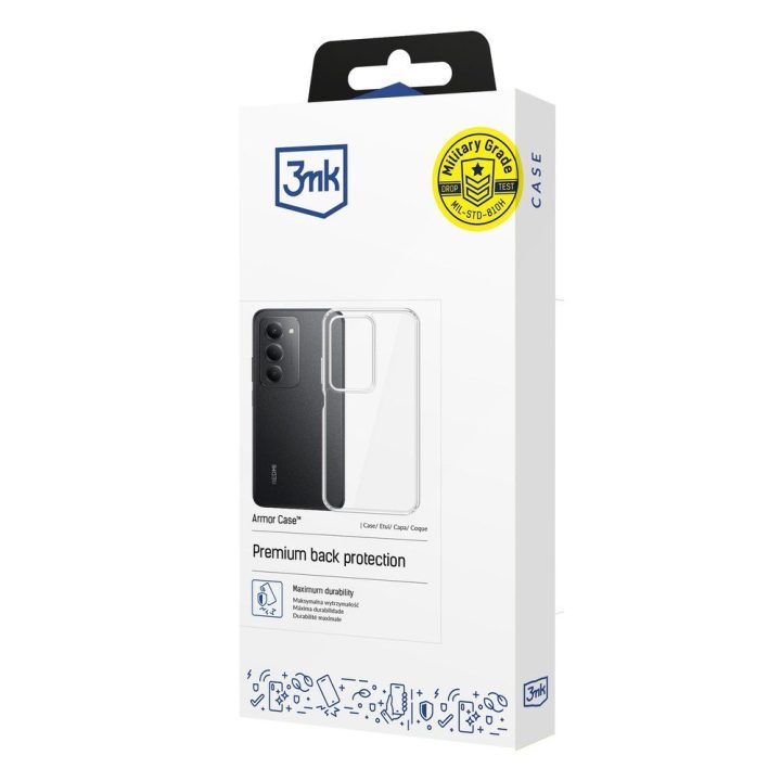Xiaomi Redmi 15 5G telefono dėklas skaidrus Armor Case