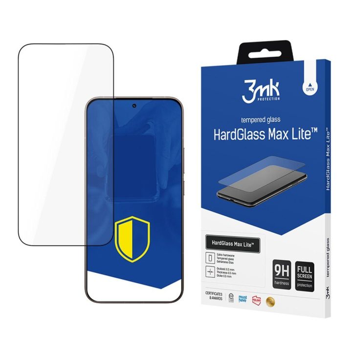 Xiaomi 15T 5G grūdintas stiklas juodas HardGlass Max Lite