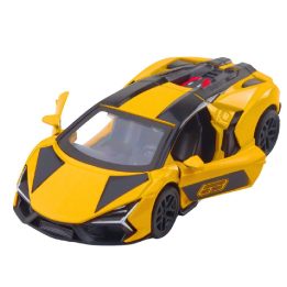 Žaislinis automobilis sportinis metalinis geltonas 1:32