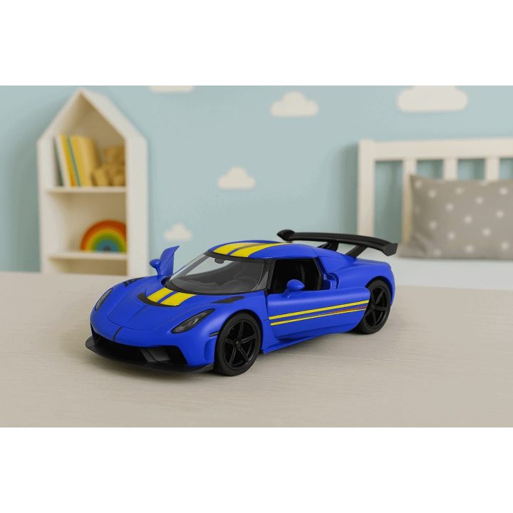 Automobilio sportinis metalinis mėlynas 1:32 Race Drive