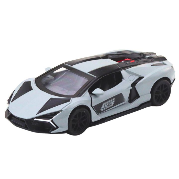 Žaislinė sportinė mašinėlė metalinė pilka 1:32 Race Drive