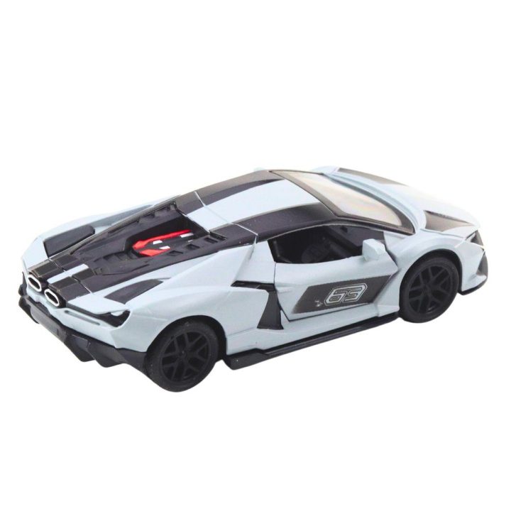 Žaislinė sportinė mašinėlė metalinė pilka 1:32 Race Drive