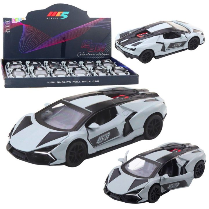 Žaislinė sportinė mašinėlė metalinė pilka 1:32 Race Drive