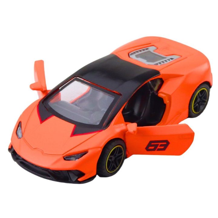 Žaislinis automobilis metalinis oranžinis 1:43 Welly