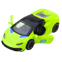 Žaislinis automobilis metalinis 1:43 neoninės žalios spalvos