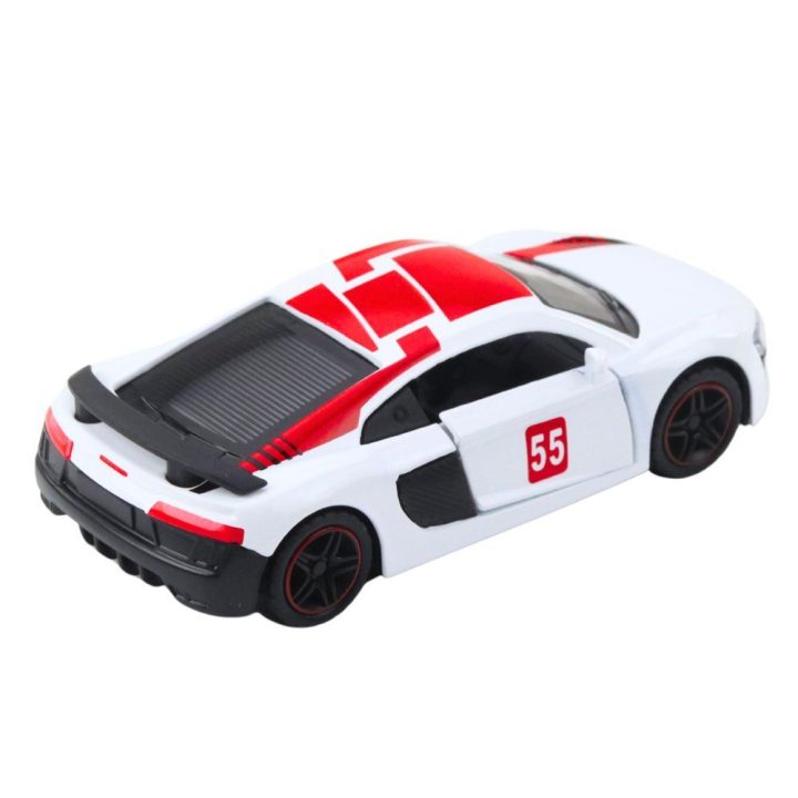Žaislinis automobilis sportinis metalinis baltas 1:43