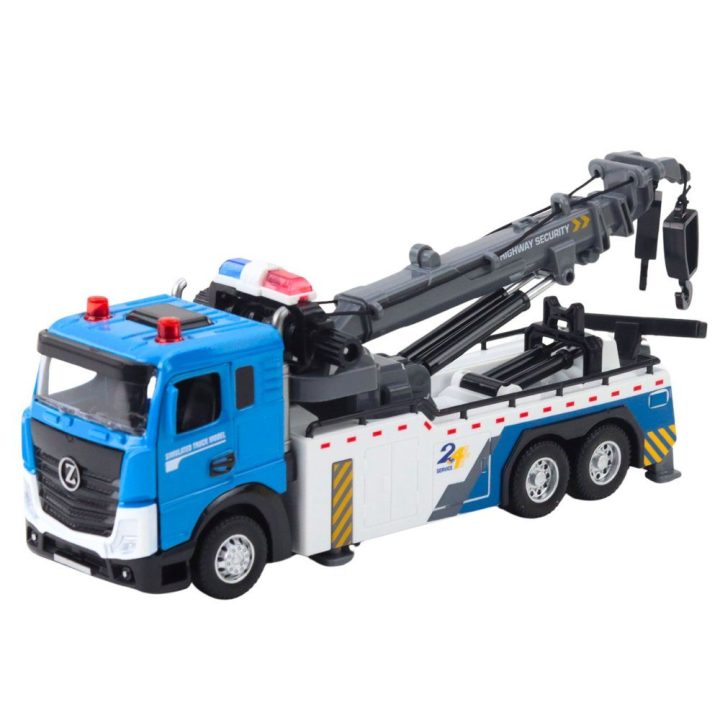 Žaislinė mašina vilkikas su garsais ir šviesomis Vehicle Boom Truck