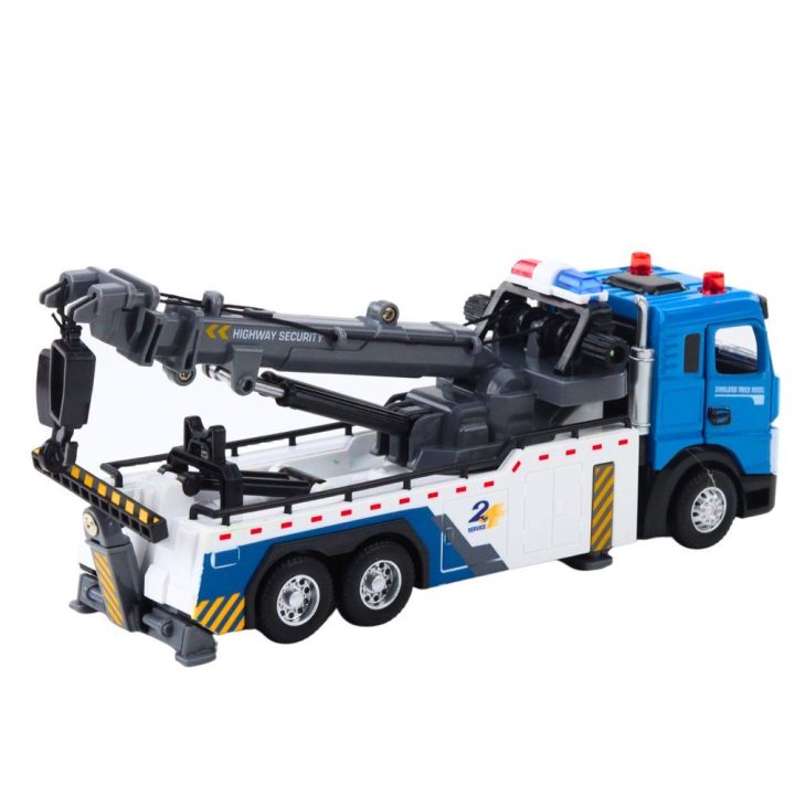 Žaislinė mašina vilkikas su garsais ir šviesomis Vehicle Boom Truck
