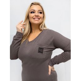 Palaidinė moteriška ruda plus size RV