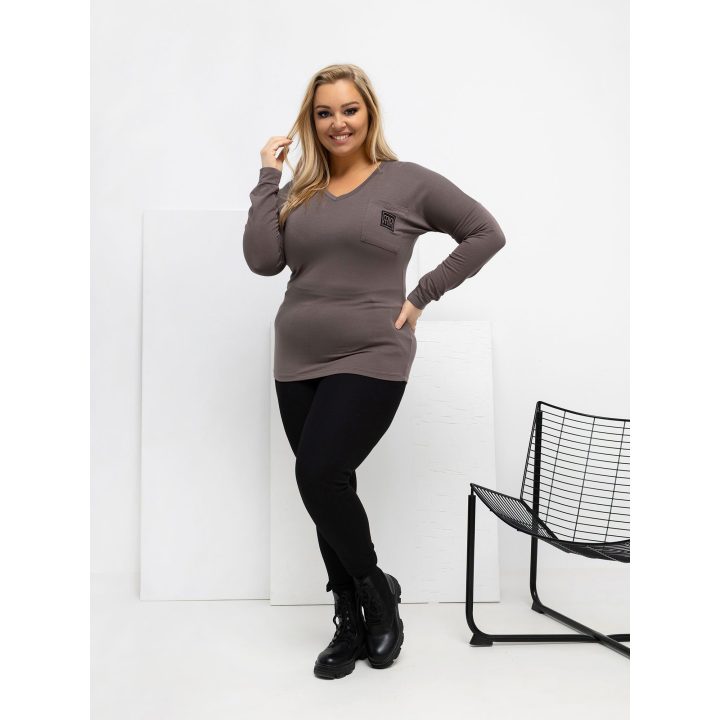 Palaidinė moteriška ruda plus size RV