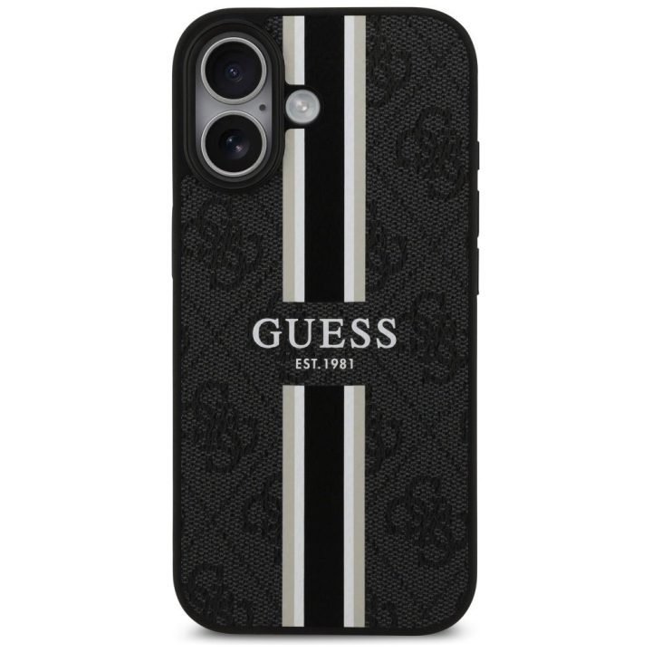 iPhone 17 dėklas MagSafe juodas Guess