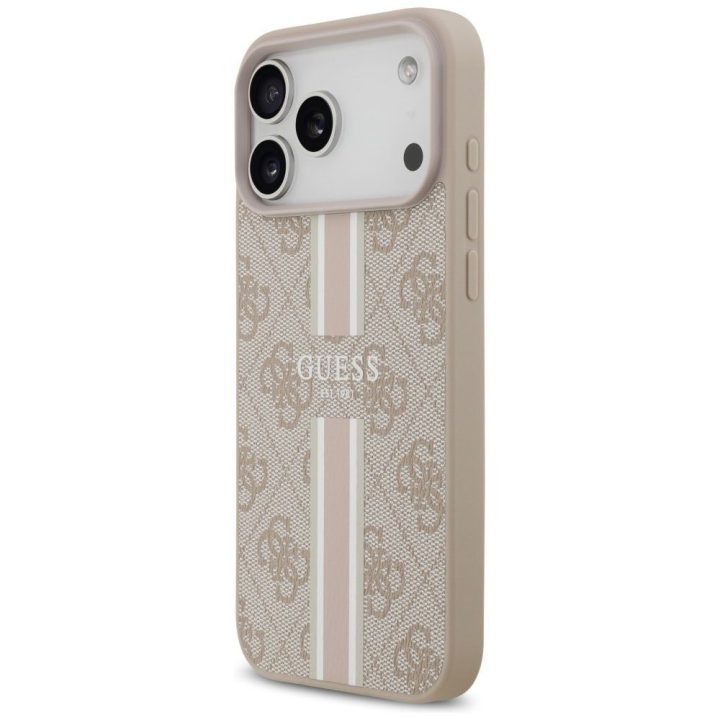 iPhone 17 Pro Max dėklas MagSafe rožinis Guess