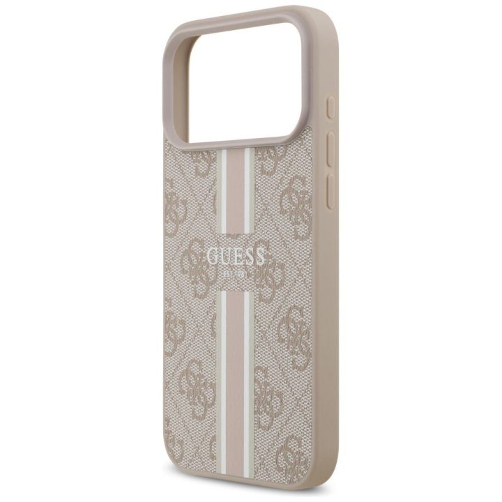 iPhone 17 Pro Max dėklas MagSafe rožinis Guess