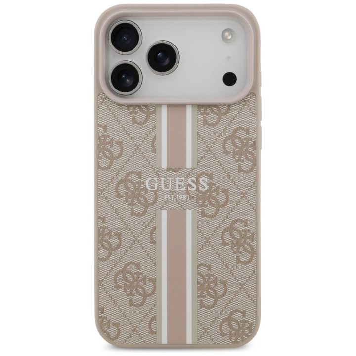 iPhone 17 Pro Max dėklas MagSafe rožinis Guess