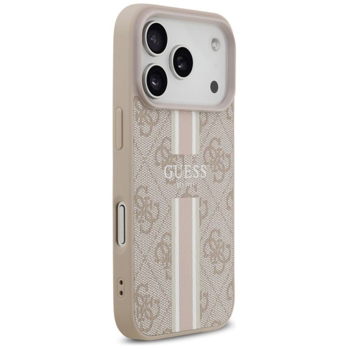 iPhone 17 Pro dėklas su MagSafe rožinis Guess