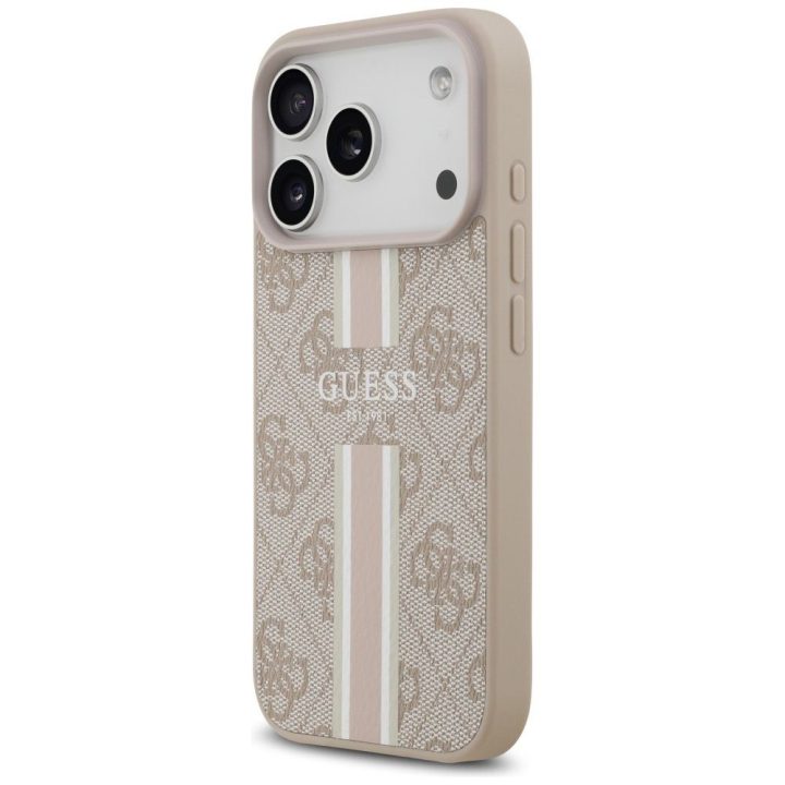 iPhone 17 Pro dėklas su MagSafe rožinis Guess