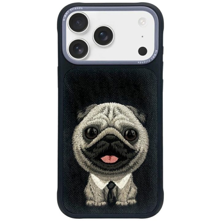 iPhone 17 Pro telefono dėklas juodas Nimmy