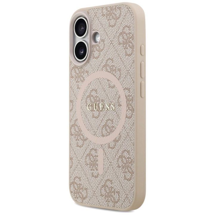 iPhone 17 dėklas su MagSafe rožinis Guess