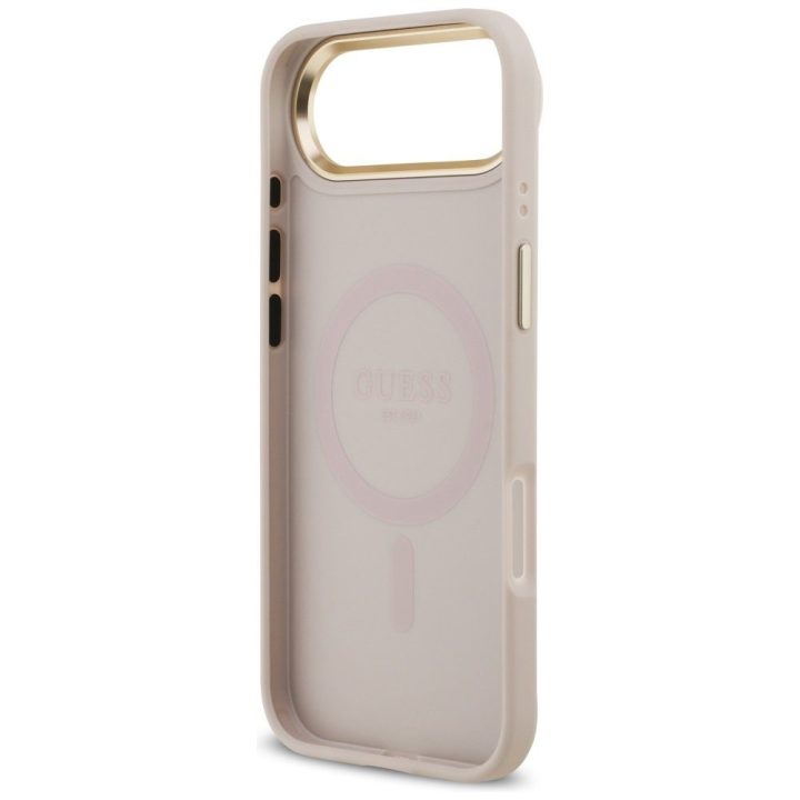 iPhone 17 Air dėklas su MagSafe rožinis Guess