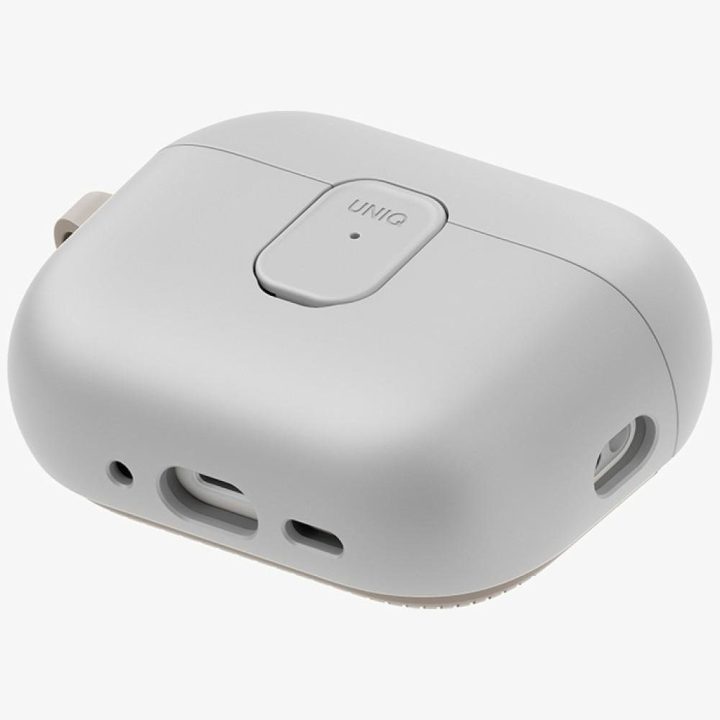Dėklas AirPods Pro 3 pilkos smėlio spalvos Uniq Clyde