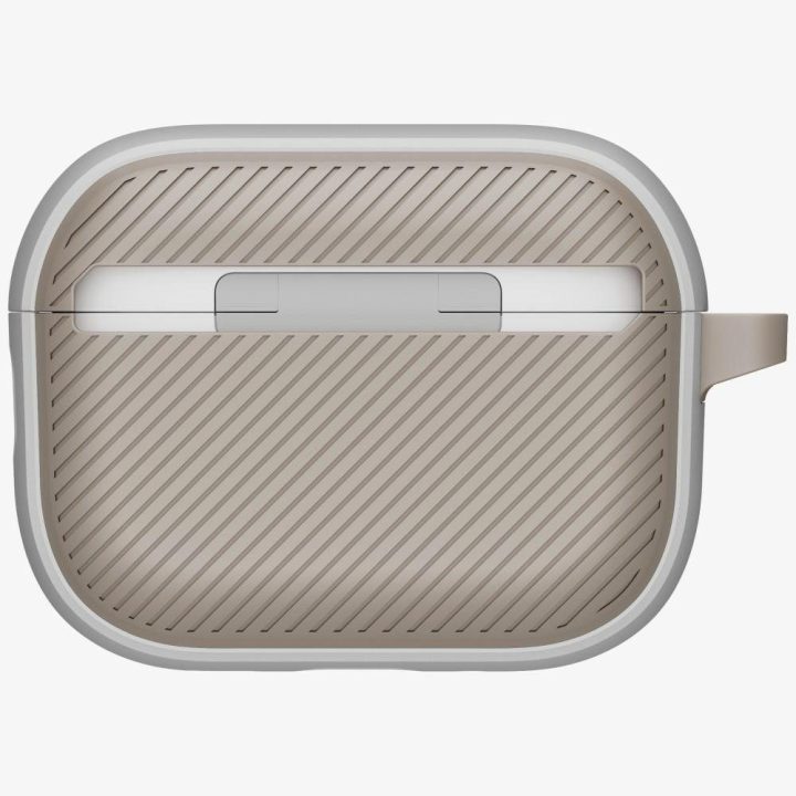 Dėklas AirPods Pro 3 pilkos smėlio spalvos Uniq Clyde