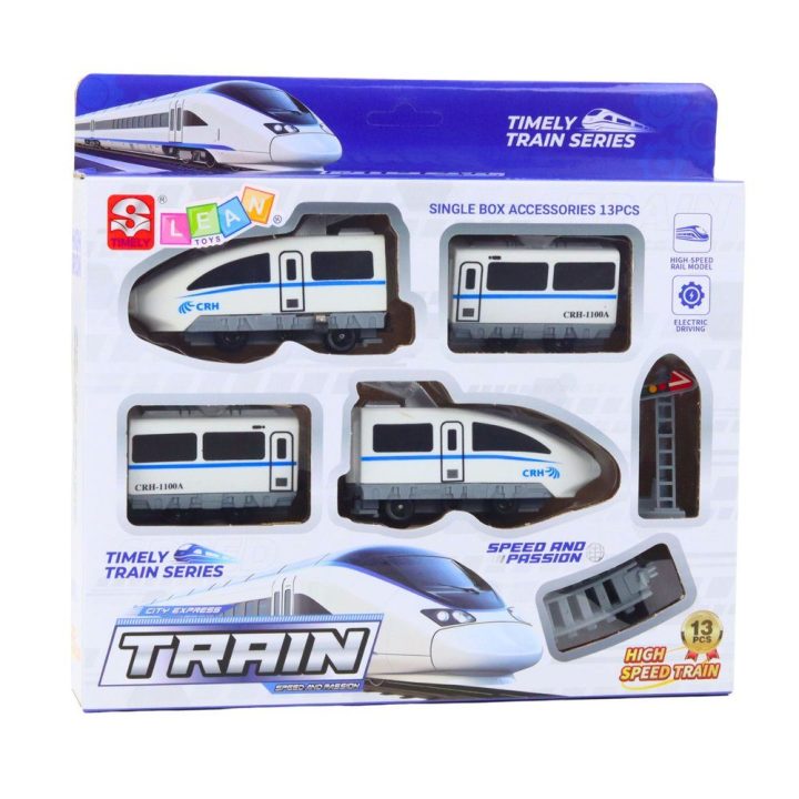 Žaislinis elektrinis traukinys su 13 bėgių City Express