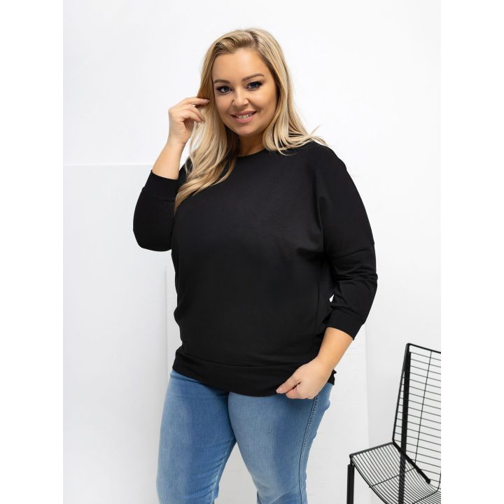 Palaidinė moteriška juoda plus size RV