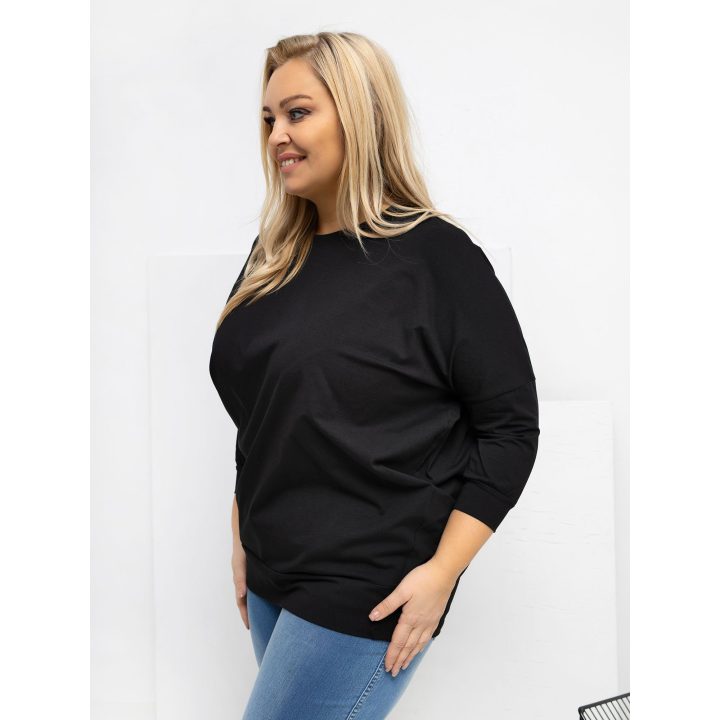Palaidinė moteriška juoda plus size RV