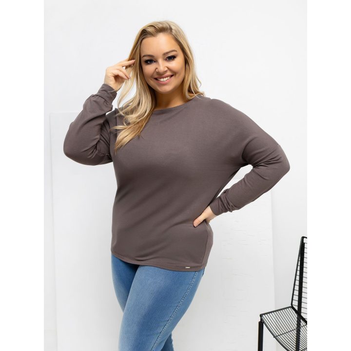 Palaidinė moteriška ruda plus size RV