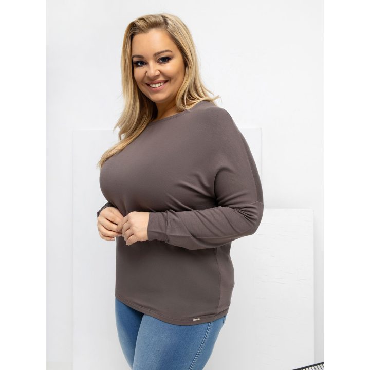 Palaidinė moteriška ruda plus size RV