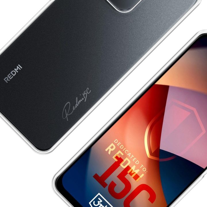 Xiaomi Redmi 15C telefono dėklas skaidrus