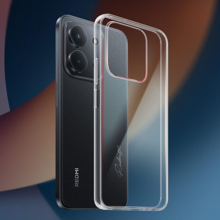Xiaomi Redmi 15C telefono dėklas skaidrus