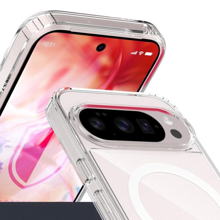Google Pixel 10 / 10 Pro telefono dėklas skaidrus