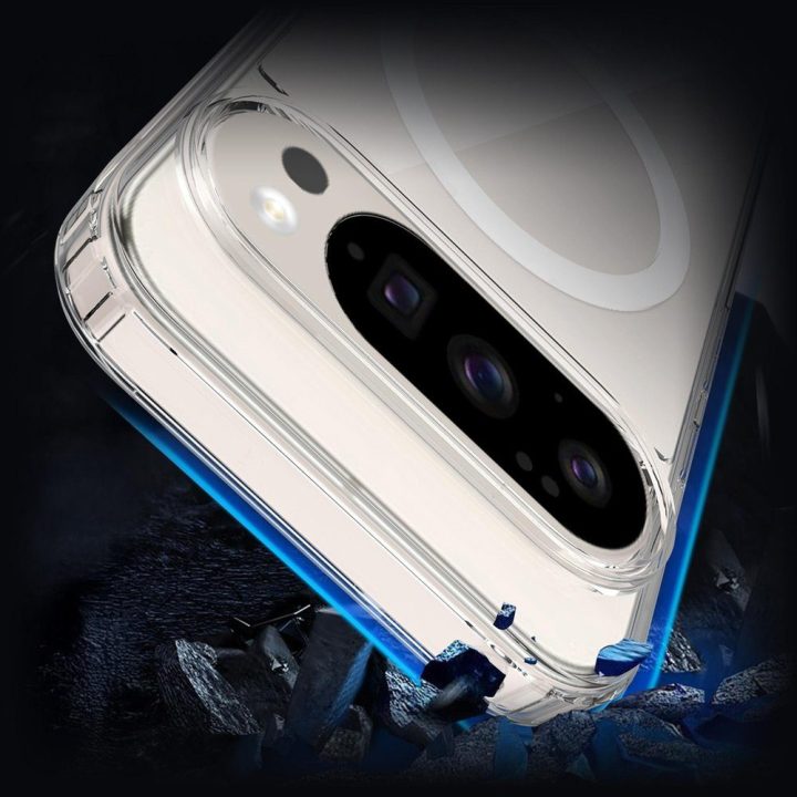Google Pixel 10 / 10 Pro telefono dėklas skaidrus