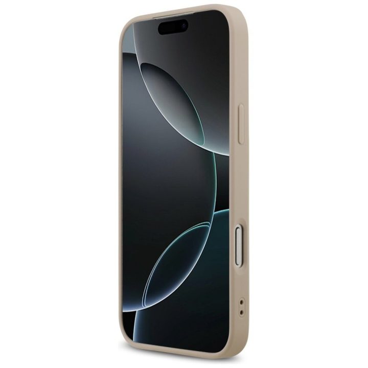 iPhone 17 Pro Max dėklas rožinis MagSafe Guess