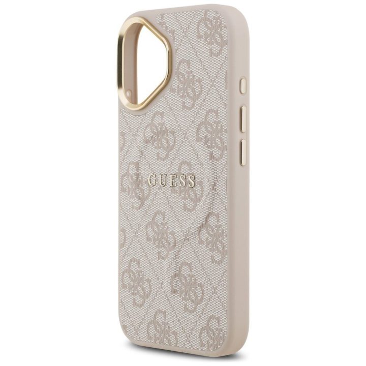 iPhone 17 dėklas su MagSafe rožinis Guess