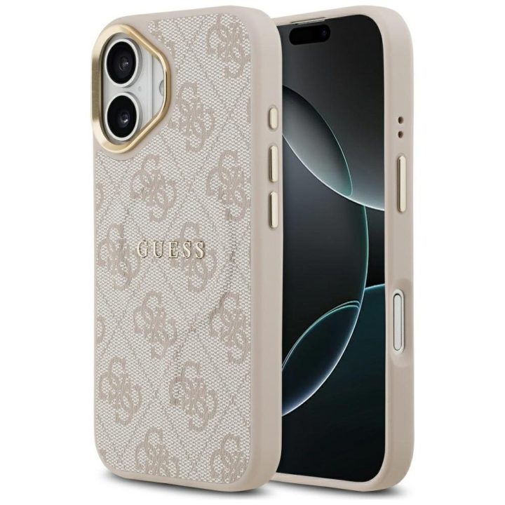 iPhone 17 dėklas su MagSafe rožinis Guess