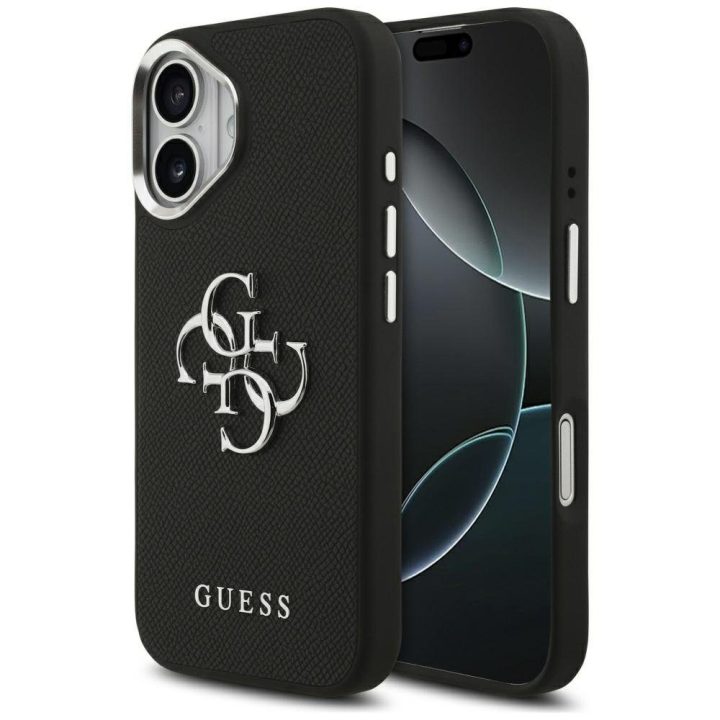 iPhone 17 telefono dėklas juodas Guess