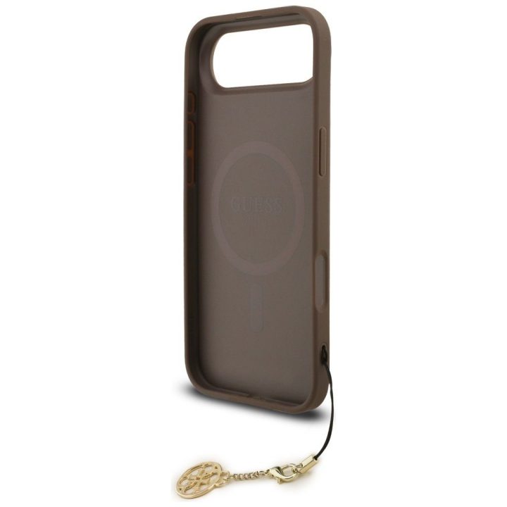 iPhone Air dėklas MagSafe rudas Guess