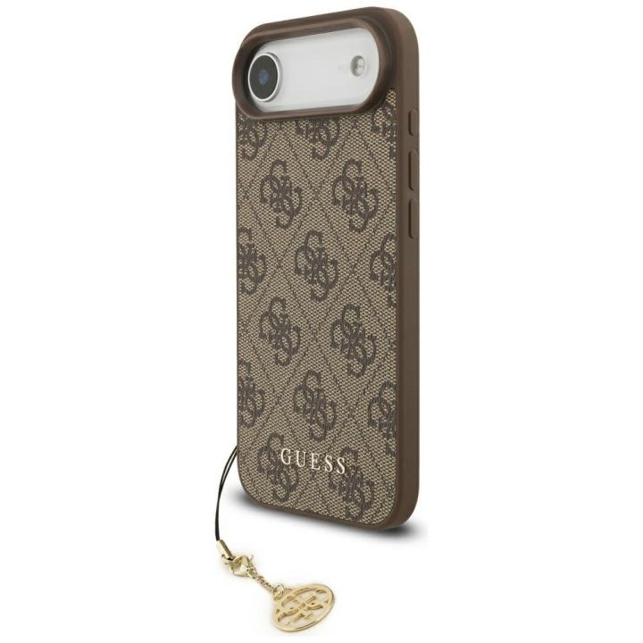 iPhone Air dėklas MagSafe rudas Guess