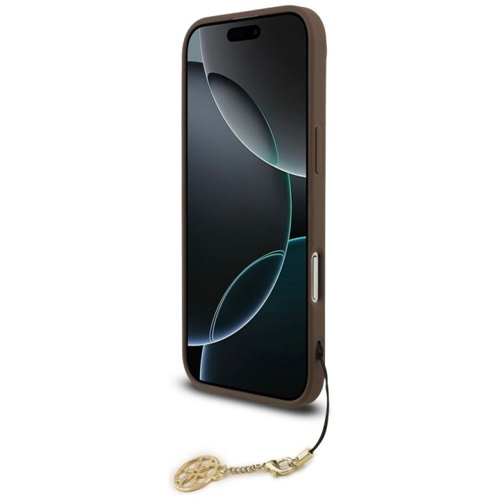 iPhone Air dėklas MagSafe rudas Guess