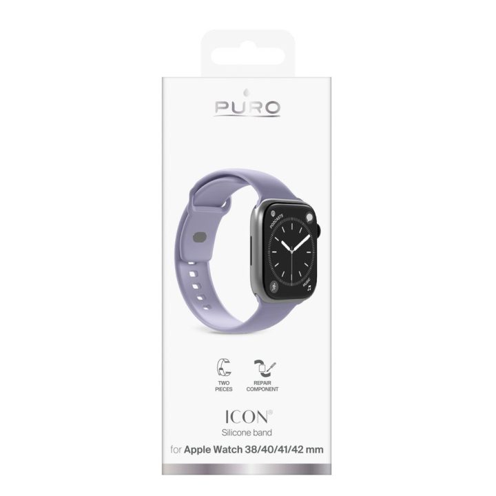 Dirželis išmaniojo laikrodžio Puro Icon violetinis 38/40/41/42 mm