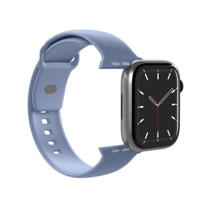 Dirželis išmaniojo laikrodžio mėlynas 44–49 mm Puro
